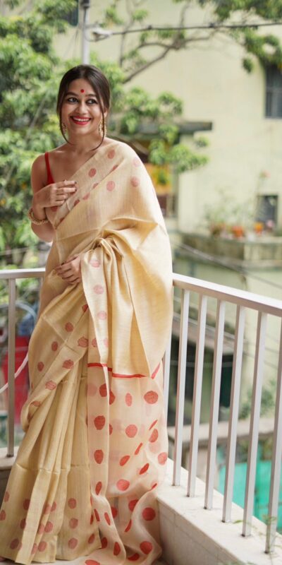 KPR 204 Cream Color Soft Lilan Saree Weaving Work Designer Work. Wedding, Party, Festive, Events, Grab it for ₹1449. Delivery 4-6 Working Days. Shop now. | Sarees, Bollywood Sarees, Creative Sarees, Designer Sarees, Embroidered Sarees, Ethnic Saree, Modern Digital sarees, Party Wear Sarees