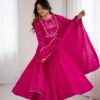 KB 289 Dark Pink with Bead Work & Embroidery Work Roman Chanderi Silk Salwar Suit . Special Price ₹2399. Delivery 4-6 Working Days. Shop now. | Jump Suits, Tops & Bottoms, Track Suits, Salwar suit, Casual Suits, Creative suits, Designer Suits, Palazzo Suits, Party Wear Suits, Patiala Suits, Straight Suits, Trendy Wear