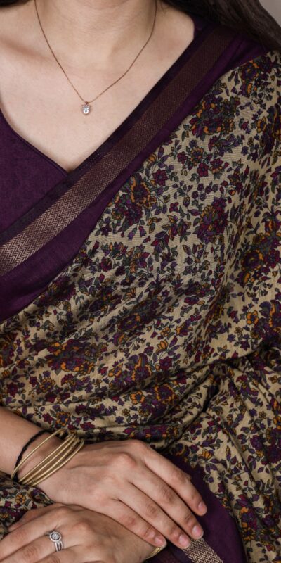 YNF 7200 Dark Purple Color Polyester Viscose Chanderi Saree with Zari Work. Get it for ₹1599. Delivery 4-6 Working Days. Shop now. | Sarees, Bollywood Sarees, Creative Sarees, Designer Sarees, Embroidered Sarees, Ethnic Saree, Modern Digital sarees, Party Wear Sarees