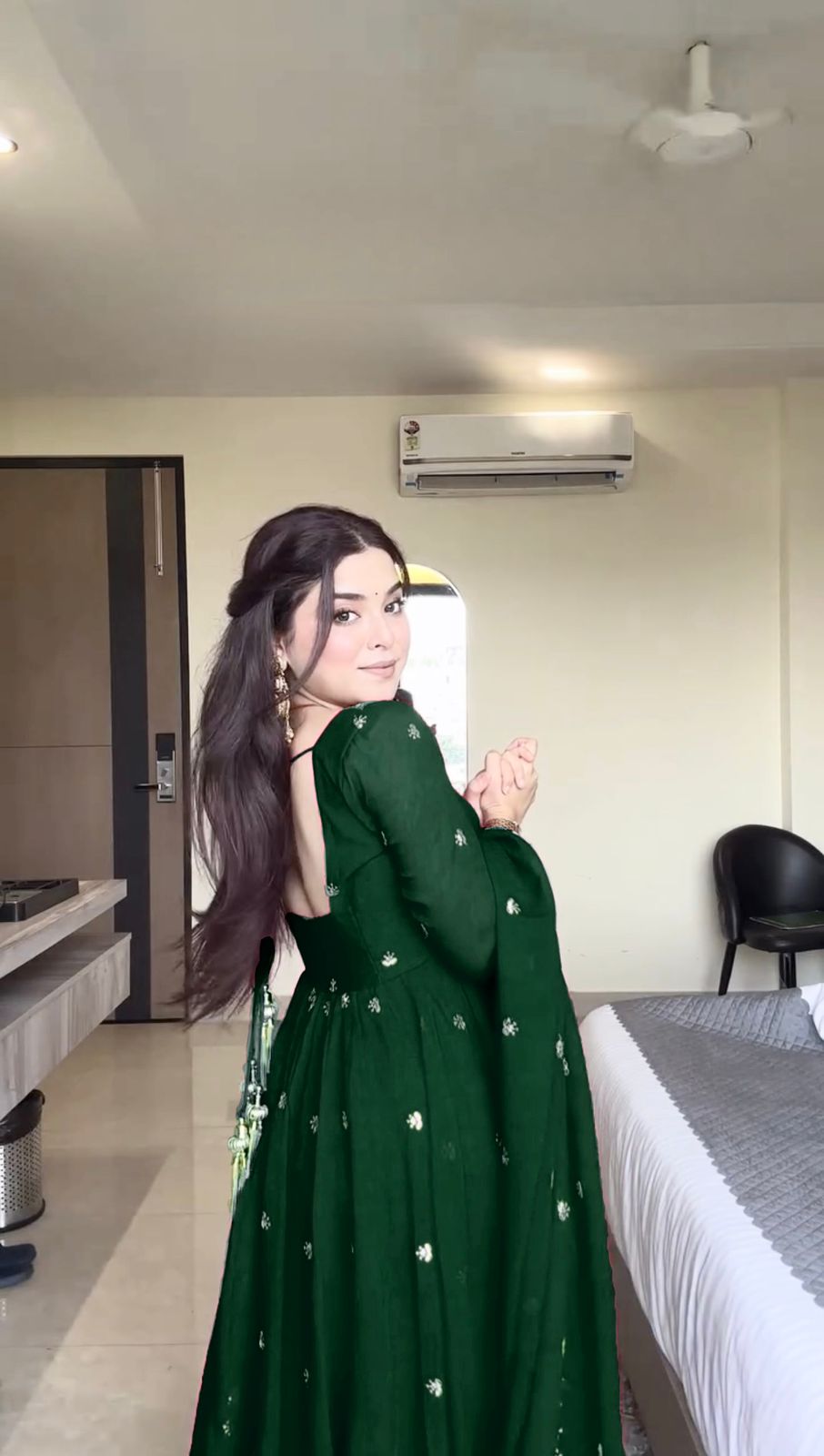 RTC 5924 Green Georgette Thread With Sequence Gown Perfect for Wedding, Party, Reception, Holi, Eid . Available at ₹1999 only. Delivery 4-6 Working Days. | Gowns, Bollywood Gowns, Creative Gowns, Designer Gowns, Embroidered Gowns, Party Wear Gowns