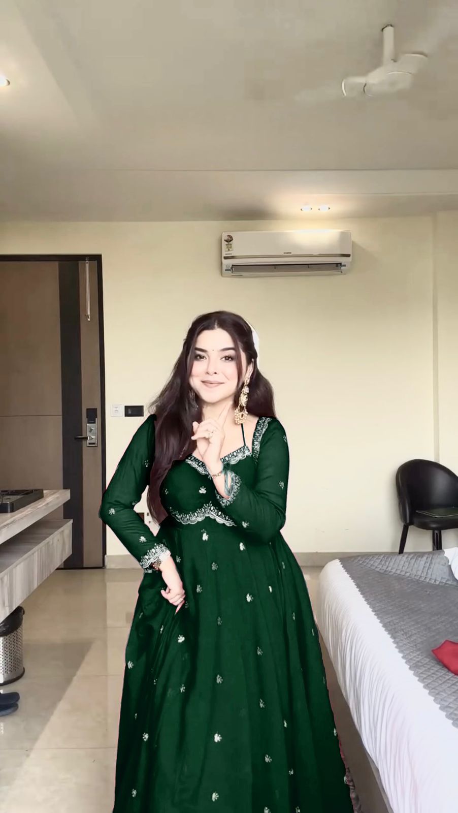 RTC 5924 Green Georgette Thread With Sequence Gown Perfect for Wedding, Party, Reception, Holi, Eid . Available at ₹1999 only. Delivery 4-6 Working Days. | Gowns, Bollywood Gowns, Creative Gowns, Designer Gowns, Embroidered Gowns, Party Wear Gowns