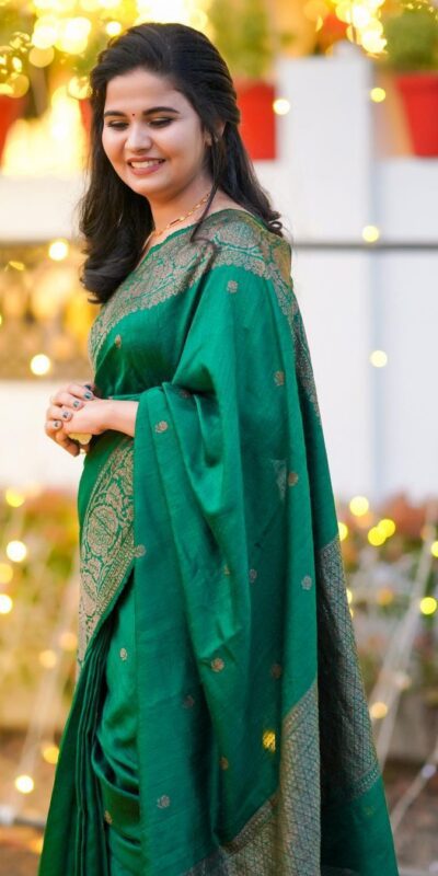 KPR 6075 Green in Color Soft Lichi Silk Lace Work & Lace Border Saree . Special Price ₹1399. Delivery 4-6 Working Days. Shop now. | Sarees, Bollywood Sarees, Creative Sarees, Designer Sarees, Embroidered Sarees, Ethnic Saree, Modern Digital sarees, Party Wear Sarees