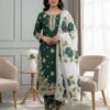 SRK 5315 Green Organza SILK Salwar Suit Perfect for Wedding, Party, Lohri, Ethnic Day, Eid – . Affordable Price ₹2499. Delivery 4-6 Working Days. | Jump Suits, Tops & Bottoms, Track Suits, Salwar suit, Casual Suits, Creative suits, Designer Suits, Palazzo Suits, Party Wear Suits, Patiala Suits, Straight Suits, Trendy Wear