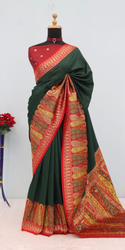 MB 66 Green in Color Paithani Silk Lace Border & Lace Work Saree . Special Price ₹2399. Delivery 4-6 Working Days. Shop now. | Sarees, Bollywood Sarees, Creative Sarees, Designer Sarees, Embroidered Sarees, Ethnic Saree, Modern Digital sarees, Party Wear Sarees