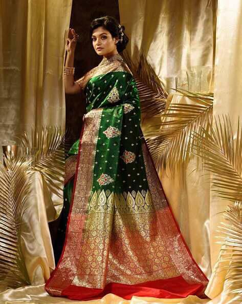 KPR 227 Green in Color Soft Lichi Silk. Lace Border & Lace Work Saree Grab it for ₹1399. Delivery 4-6 Working Days. Shop now. | Sarees, Bollywood Sarees, Creative Sarees, Designer Sarees, Embroidered Sarees, Ethnic Saree, Modern Digital sarees, Party Wear Sarees