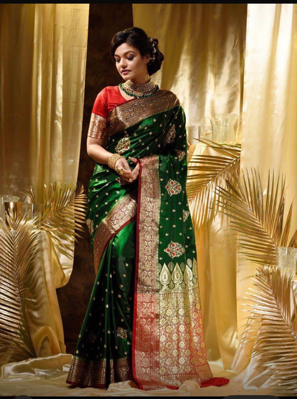 KPR 227 Green in Color Soft Lichi Silk. Lace Border & Lace Work Saree Grab it for ₹1399. Delivery 4-6 Working Days. Shop now. | Sarees, Bollywood Sarees, Creative Sarees, Designer Sarees, Embroidered Sarees, Ethnic Saree, Modern Digital sarees, Party Wear Sarees
