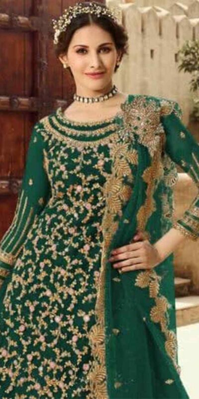 DS 15030 Green Soft Net Salwar Suit Perfect for Wedding, Party, Baisakhi, Makar Sankranti, Pongal – . Special Price ₹2649. Delivery 4-6 Working | Jump Suits, Salwar suit, Casual Suits, Creative suits, Designer Suits, Palazzo Suits, Party Wear Suits, Patiala Suits, Straight Suits