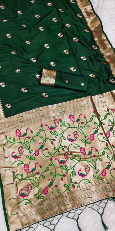 MB 389 Green Soft Paithani Silk Saree with Lace Work & Zari Work. Affordable Price ₹2049. Delivery 4-6 Working Days. Shop now. | Sarees, Bollywood Sarees, Creative Sarees, Designer Sarees, Embroidered Sarees, Ethnic Saree, Modern Digital sarees, Party Wear Sarees