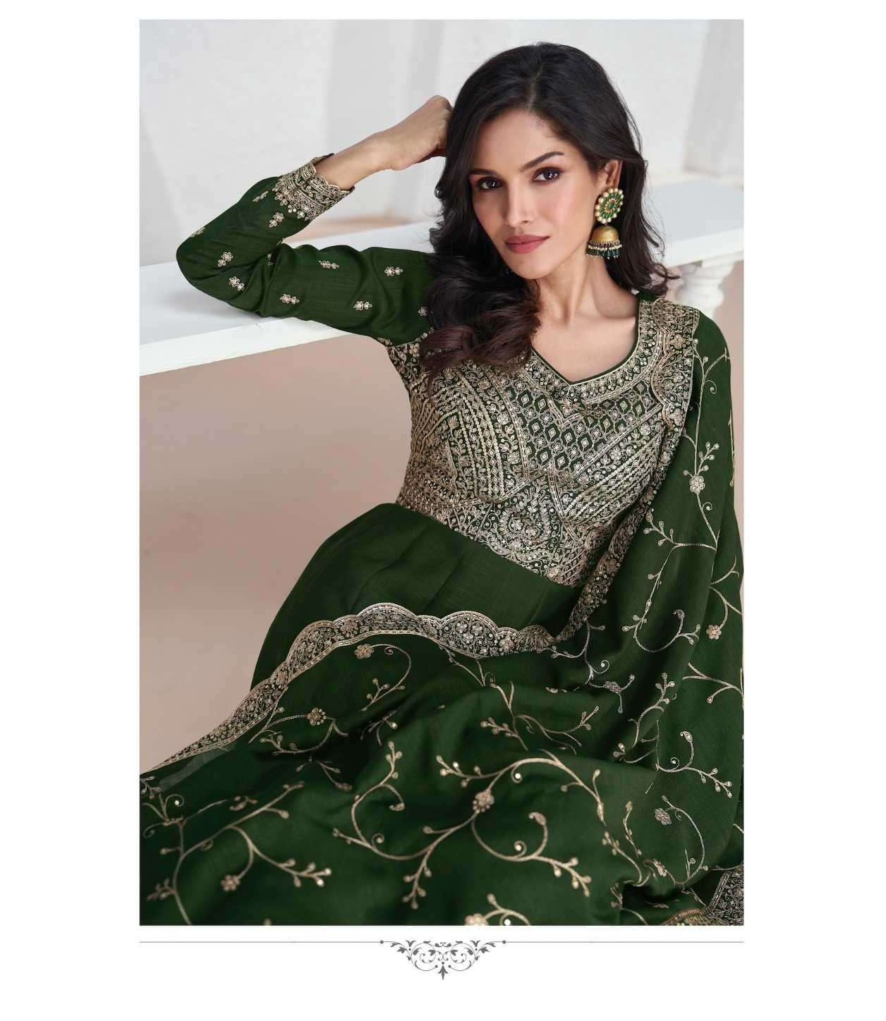 FC Saroj 9943 Green Vichitra Salwar Suit with Embroidery Work & Lace Work. Special Price ₹3049. Delivery 4-6 Working Days. Shop now. | Jump Suits, Tops & Bottoms, Track Suits, Salwar suit, Casual Suits, Creative suits, Designer Suits, Palazzo Suits, Party Wear Suits, Patiala Suits, Straight Suits, Trendy Wear