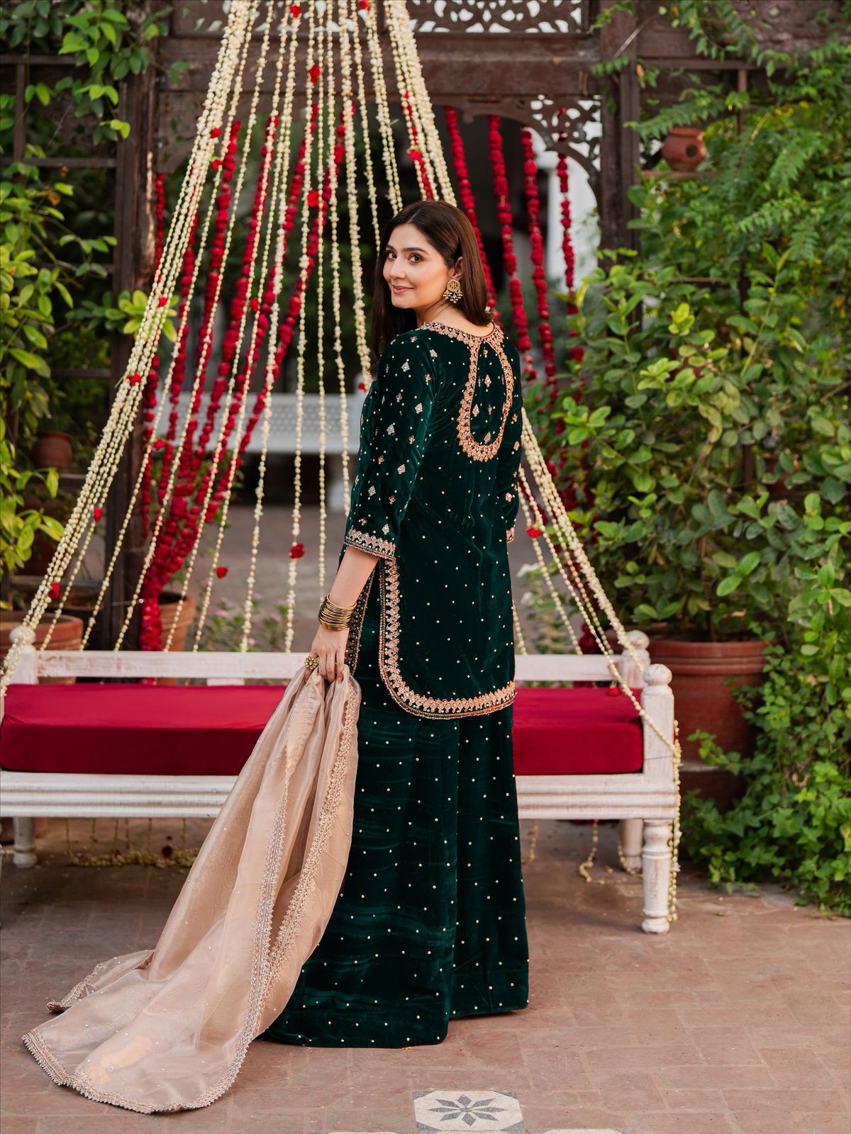 KD 1536 Green Viscose Velvet Thread Sequence Work Salwar Suit Wedding, Party, Festive, Events, Special Price ₹2399. Delivery 4-6 Working Days. Shop now. | Jump Suits, Tops & Bottoms, Track Suits, Salwar suit, Casual Suits, Creative suits, Designer Suits, Palazzo Suits, Party Wear Suits, Patiala Suits, Straight Suits, Trendy Wear