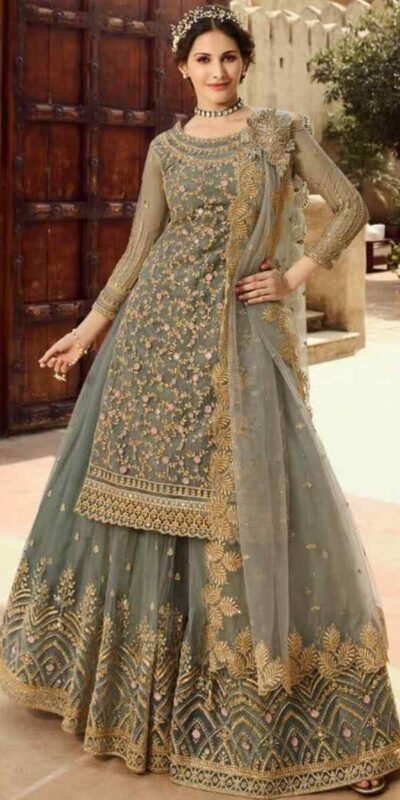 DS 15030 Grey Soft Net Salwar Suit Perfect for Wedding, Party, Baisakhi, Makar Sankranti, Pongal – . Special Price ₹2649. Delivery 4-6 Working | Jump Suits, Tops & Bottoms, Track Suits, Salwar suit, Casual Suits, Creative suits, Designer Suits, Palazzo Suits, Party Wear Suits, Patiala Suits, Straight Suits, Trendy Wear