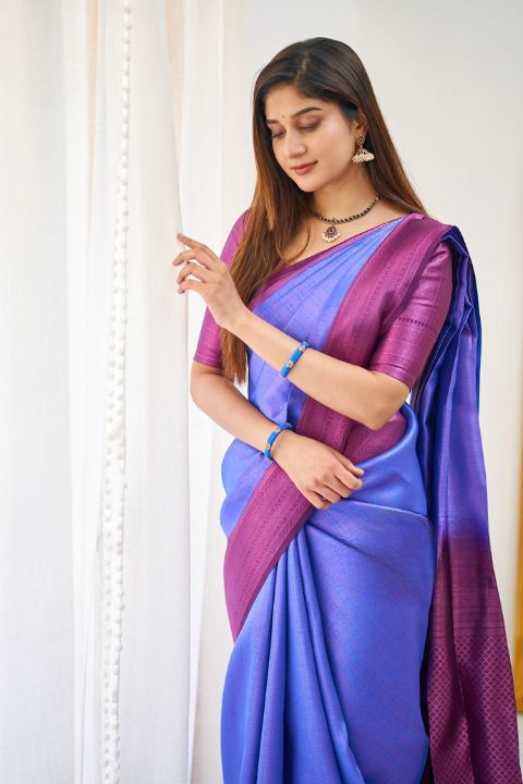 KPR 177 Lavender in Soft Lichi Silk Jacquard Work Designer Work Saree . Now at just ₹1449. Delivery 4-6 Working Days. Shop now. | Sarees, Bollywood Sarees, Creative Sarees, Designer Sarees, Embroidered Sarees, Ethnic Saree, Modern Digital sarees, Party Wear Sarees