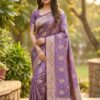 MB 9 Lavender Color Satin Silk Saree with Lace Work & Zari Work. Exclusive Offer ₹2149. Delivery 4-6 Working Days. Shop now. | Sarees, Bollywood Sarees, Creative Sarees, Designer Sarees, Embroidered Sarees, Ethnic Saree, Modern Digital sarees, Party Wear Sarees