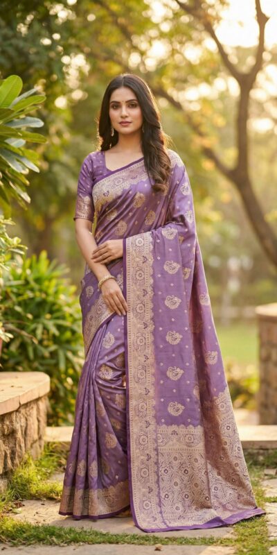 MB 9 Lavender Color Satin Silk Saree with Lace Work & Zari Work. Exclusive Offer ₹2149. Delivery 4-6 Working Days. Shop now. | Sarees, Bollywood Sarees, Creative Sarees, Designer Sarees, Embroidered Sarees, Ethnic Saree, Modern Digital sarees, Party Wear Sarees