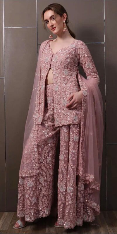 RTC 5945 Light Pink Color Faux Georgette Salwar Suit with Lace Work. Special Price ₹3099. Delivery 4-6 Working Days. Shop now. | Jump Suits, Tops & Bottoms, Track Suits, Salwar suit, Casual Suits, Creative suits, Designer Suits, Palazzo Suits, Party Wear Suits, Patiala Suits, Straight Suits, Trendy Wear