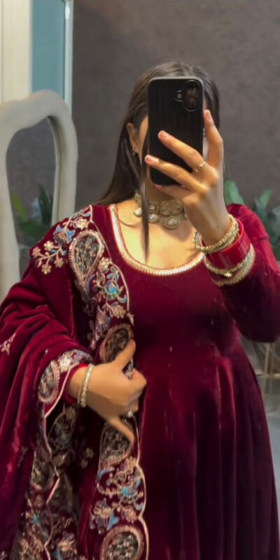 ST 1148 Maroon 9000 Velvet Salwar Suit with Embroidery Work & Lace Work. Get it for ₹2449. Delivery 4-6 Working Days. Shop now. | Jump Suits, Salwar suit, Casual Suits, Creative suits, Designer Suits, Palazzo Suits, Party Wear Suits, Patiala Suits, Straight Suits