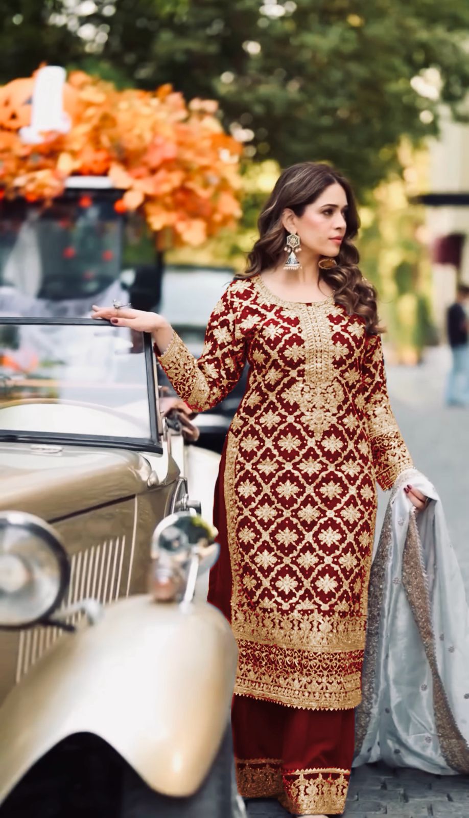 SRK 5310 Maroon Faux Georgette Salwar Suit Perfect for Wedding, Party, Baisakhi, Pooja, Reception – . Best Price ₹2449. Delivery 4-6 Working Da | Jump Suits, Tops & Bottoms, Track Suits, Salwar suit, Casual Suits, Creative suits, Designer Suits, Palazzo Suits, Party Wear Suits, Patiala Suits, Straight Suits, Trendy Wear