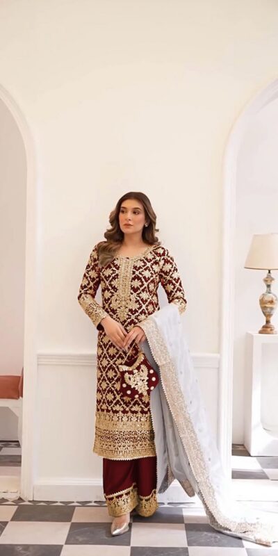 SRK 5310 Maroon Faux Georgette Salwar Suit Perfect for Wedding, Party, Baisakhi, Pooja, Reception – . Best Price ₹2449. Delivery 4-6 Working Da | Jump Suits, Tops & Bottoms, Track Suits, Salwar suit, Casual Suits, Creative suits, Designer Suits, Palazzo Suits, Party Wear Suits, Patiala Suits, Straight Suits, Trendy Wear