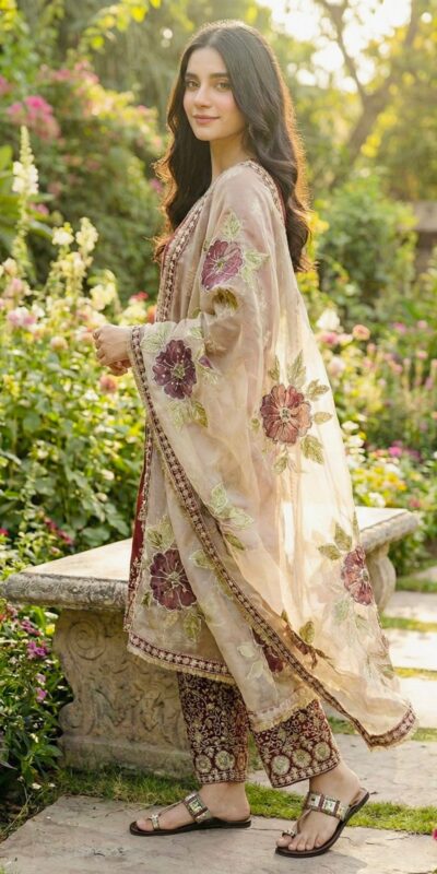 SRK 5318 Maroon in Organza Silk Lace Work & Embroidery Work Salwar Suit . Get it for ₹2399. Delivery 4-6 Working Days. Shop now. | Jump Suits, Salwar suit, Casual Suits, Creative suits, Designer Suits, Palazzo Suits, Party Wear Suits, Patiala Suits, Straight Suits