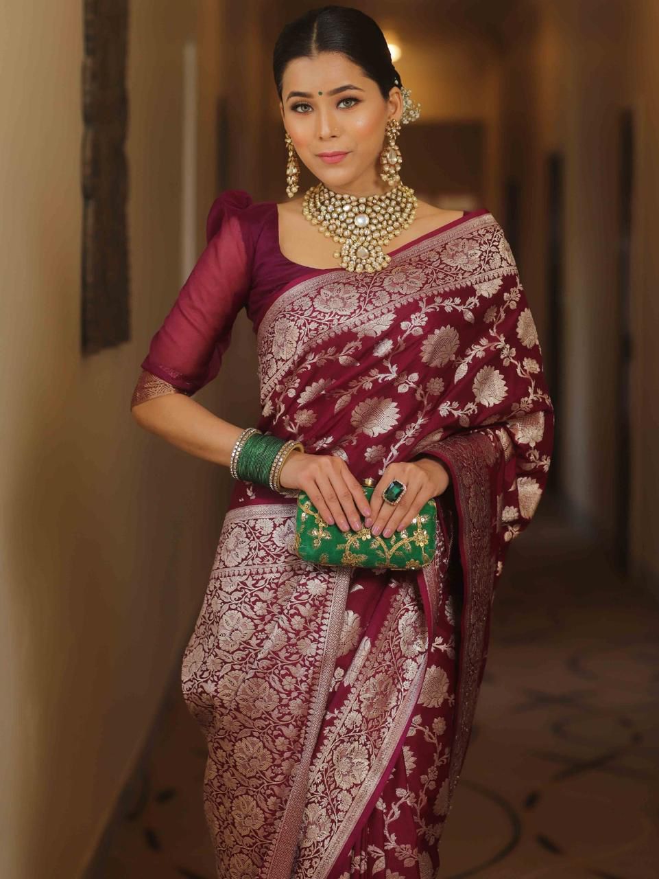 KP 5085 Maroon in Soft Lichi Silk Wedding, Party, Festive, Events Designer Work Saree . Get it for ₹1349. Delivery 4-6 Working Days. Shop now. | Sarees, Bollywood Sarees, Creative Sarees, Designer Sarees, Embroidered Sarees, Ethnic Saree, Modern Digital sarees, Party Wear Sarees