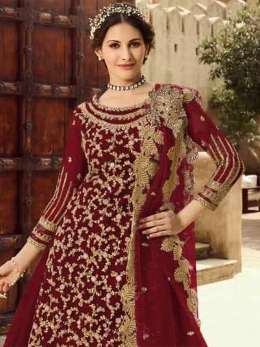DS 15030 Maroon Soft Net Salwar Suit Perfect for Wedding, Party, Baisakhi, Makar Sankranti, Pongal – . Special Price ₹2649. Delivery 4-6 Working | Jump Suits, Tops & Bottoms, Track Suits, Salwar suit, Casual Suits, Creative suits, Designer Suits, Palazzo Suits, Party Wear Suits, Patiala Suits, Straight Suits, Trendy Wear