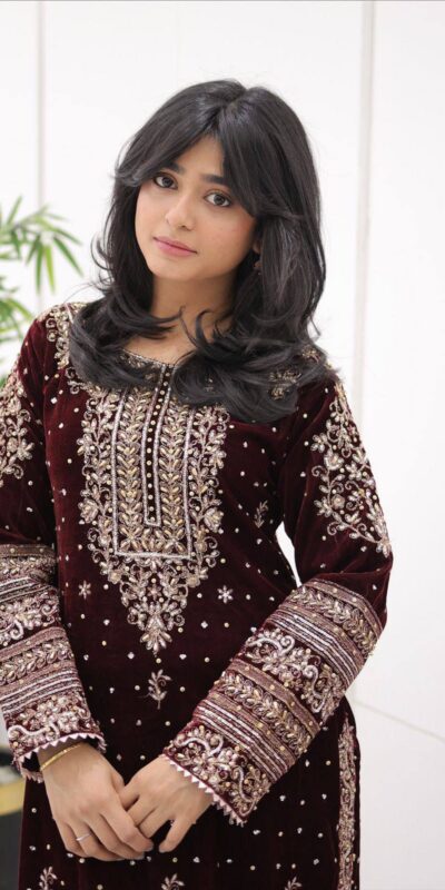 BE 422 Maroon with Embroidery Work Velvet Salwar Suit . Wedding, Party, Festive, Events, Grab it for ₹2099. Delivery 4-6 Working Days. Shop now. | Jump Suits, Tops & Bottoms, Track Suits, Salwar suit, Casual Suits, Creative suits, Designer Suits, Palazzo Suits, Party Wear Suits, Patiala Suits, Straight Suits, Trendy Wear