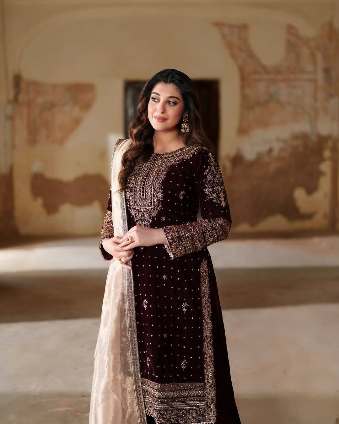 BE 422 Maroon with Embroidery Work Velvet Salwar Suit . Wedding, Party, Festive, Events, Grab it for ₹2099. Delivery 4-6 Working Days. Shop now. | Jump Suits, Tops & Bottoms, Track Suits, Salwar suit, Casual Suits, Creative suits, Designer Suits, Palazzo Suits, Party Wear Suits, Patiala Suits, Straight Suits, Trendy Wear