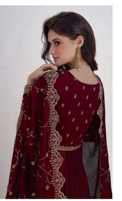 FC Saroj 9943 Maroon Vichitra Salwar Suit with Embroidery Work & Lace Work. Special Price ₹3049. Delivery 4-6 Working Days. Shop now. | Jump Suits, Salwar suit, Casual Suits, Creative suits, Designer Suits, Palazzo Suits, Party Wear Suits, Patiala Suits, Straight Suits