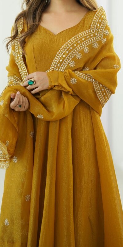 SSR 5006 Mustard Fandy Silk Gown Perfect for Wedding, Party, Pongal, Traditional Day, Baby Shower – . Get it for ₹1999. Delivery 4-6 Working Days. Shop | Gowns, Bollywood Gowns, Creative Gowns, Designer Gowns, Embroidered Gowns, Party Wear Gowns