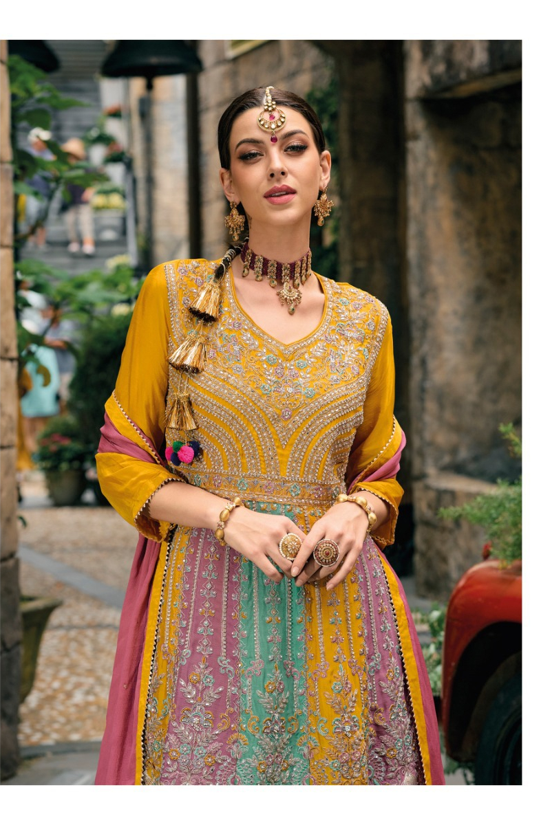 FC 1608 Mustered in Color Chinon Embroidery Work & Lace Work Salwar Suit . Best Price ₹3099. Delivery 4-6 Working Days. Shop now. | Jump Suits, Tops & Bottoms, Track Suits, Salwar suit, Casual Suits, Creative suits, Designer Suits, Palazzo Suits, Party Wear Suits, Patiala Suits, Straight Suits, Trendy Wear
