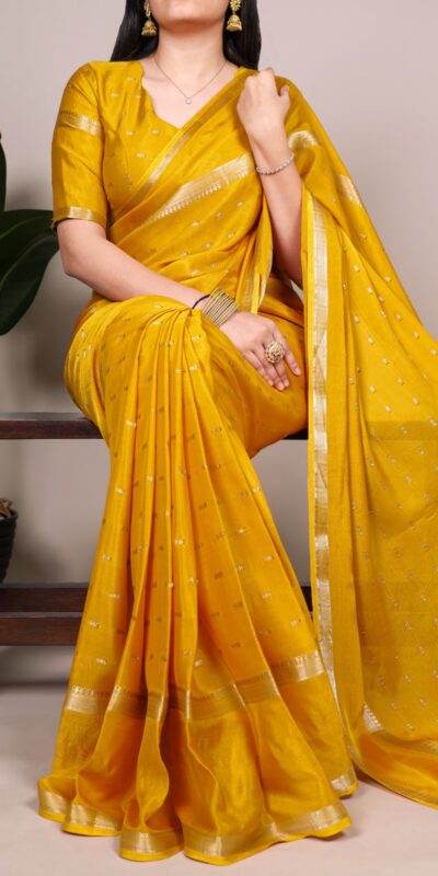 YNF 7912 Mustered in Color Crepe Weaving Work Designer Work Saree . Best Price ₹1499. Delivery 4-6 Working Days. Shop now. | Sarees, Bollywood Sarees, Creative Sarees, Designer Sarees, Embroidered Sarees, Ethnic Saree, Modern Digital sarees, Party Wear Sarees