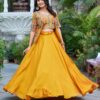 Ram 142 Mustered Vichitra Lehenga Choli with Embroidery Work & Thread Embroidery. Introductory Price ₹2549. Delivery 4-6 Working Days. Shop now. | Lehenga, Bollywood Lehenga, Creative Lehenga, Designer Lehenga, Embroidered Lehenga, Party Wear Lehenga