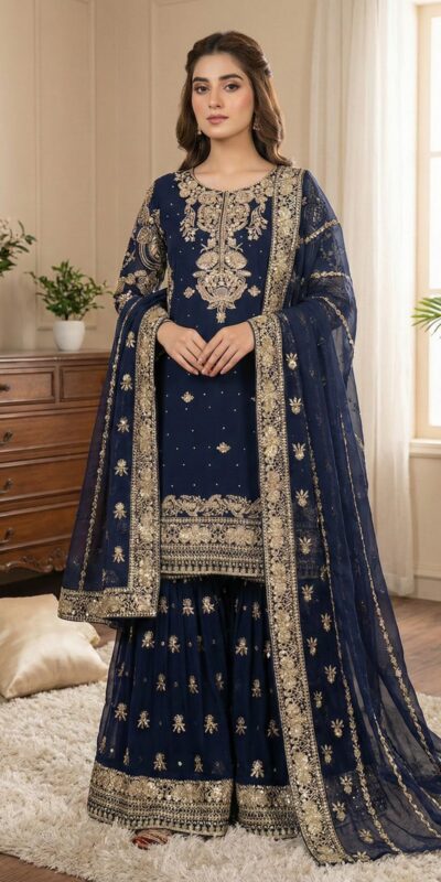 NSR 878 Navy Blue Faux Georgette Salwar Suit Perfect for Wedding, Party, Engagement, Pongal, Makar Sankranti – . Get it for ₹2149. Delivery 4-6 Working Days | Jump Suits, Tops & Bottoms, Track Suits, Salwar suit, Casual Suits, Creative suits, Designer Suits, Palazzo Suits, Party Wear Suits, Patiala Suits, Straight Suits, Trendy Wear