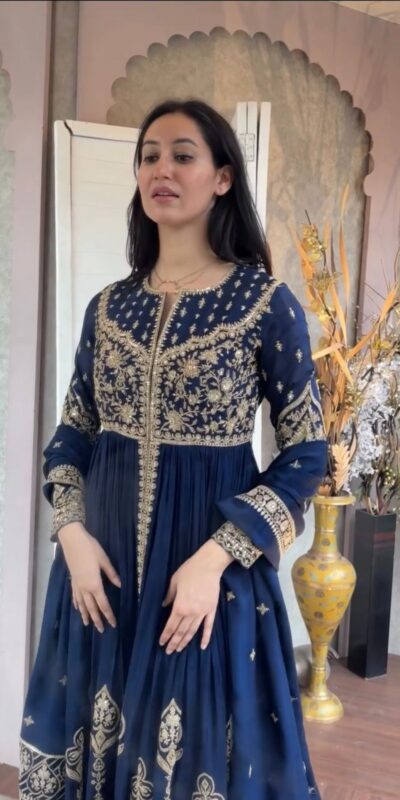 KD 1554 Navy Blue Faux Georgette Salwar Suit with Designer Work. Affordable Price ₹2549. Delivery 4-6 Working Days. Shop now. | Jump Suits, Salwar suit, Casual Suits, Creative suits, Designer Suits, Palazzo Suits, Party Wear Suits, Patiala Suits, Straight Suits