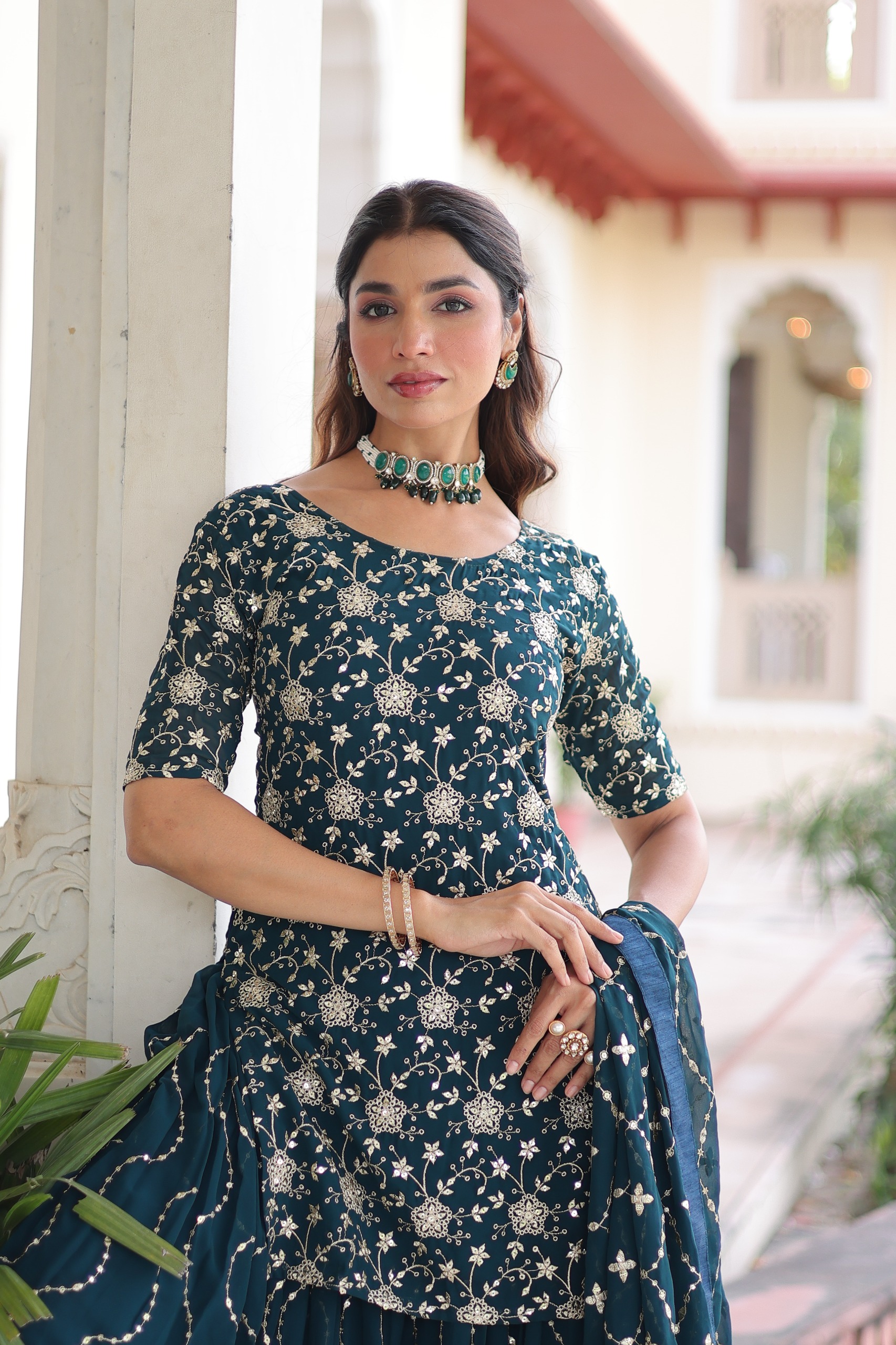 KA 1210 Navy Blue in Georgette. Embroidery Work & Sequins Work Salwar Suit Grab it for ₹2599. Delivery 4-6 Working Days. Shop now. | Jump Suits, Tops & Bottoms, Track Suits, Salwar suit, Casual Suits, Creative suits, Designer Suits, Palazzo Suits, Party Wear Suits, Patiala Suits, Straight Suits, Trendy Wear