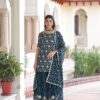 KA 1210 Navy Blue in Georgette. Embroidery Work & Sequins Work Salwar Suit Grab it for ₹2599. Delivery 4-6 Working Days. Shop now. | Jump Suits, Salwar suit, Casual Suits, Creative suits, Designer Suits, Palazzo Suits, Party Wear Suits, Patiala Suits, Straight Suits