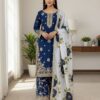 SRK 5315 Navy Blue Organza SILK Salwar Suit Perfect for Wedding, Party, Lohri, Ethnic Day, Eid – . Affordable Price ₹2499. Delivery 4-6 Working Days. | Jump Suits, Tops & Bottoms, Track Suits, Salwar suit, Casual Suits, Creative suits, Designer Suits, Palazzo Suits, Party Wear Suits, Patiala Suits, Straight Suits, Trendy Wear