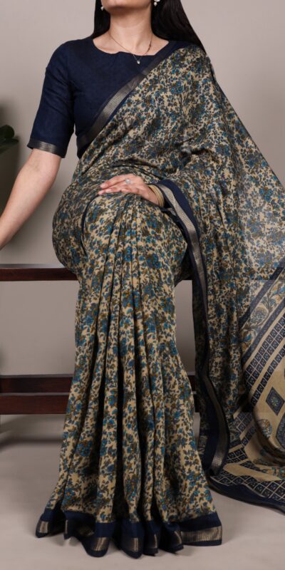 YNF 7200 Navy Blue Color Polyester Viscose Chanderi Saree with Zari Work. Get it for ₹1599. Delivery 4-6 Working Days. Shop now. | Sarees, Bollywood Sarees, Creative Sarees, Designer Sarees, Embroidered Sarees, Ethnic Saree, Modern Digital sarees, Party Wear Sarees