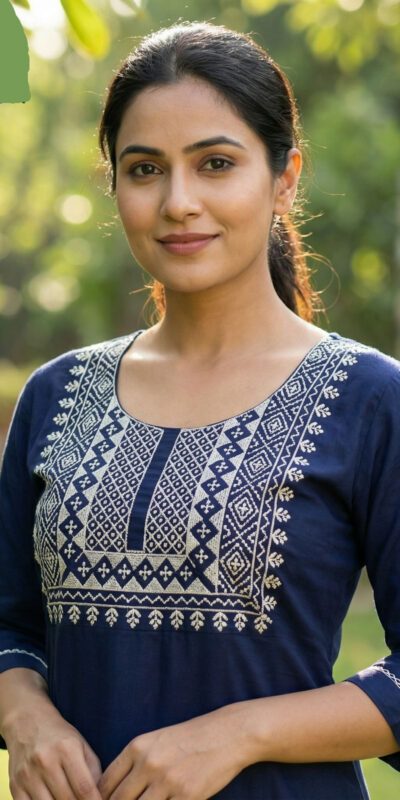 INLI Charmi vol 3 Navy Blue Rayon Thread Work Kurti . Wedding, Party, Festive, Events Affordable Price ₹1349. Delivery 4-6 Working Days. Shop now. | Kurti, Bollywood Kurti, Creative Kurtis, Designer Kurti, Party Wear Kurti, Selfie Kurti