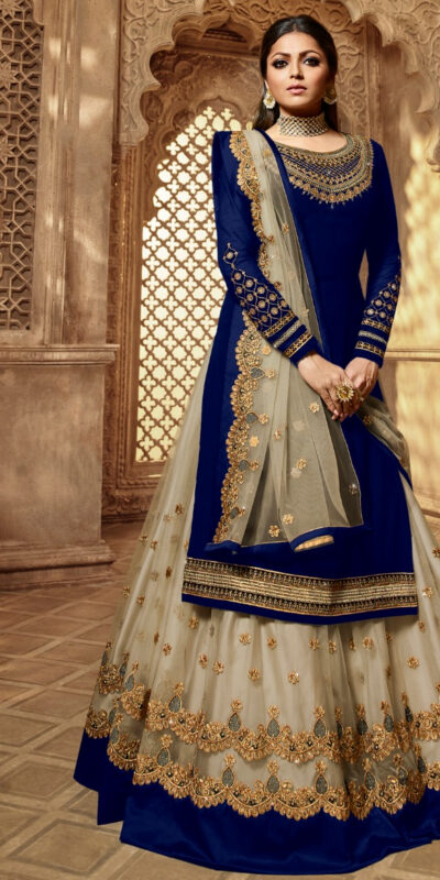 FC LT 3907 Navy Blue in Color Satin Georgette Stone Work Salwar Suit . Special Price ₹2499. Delivery 4-6 Working Days. Shop now. | Jump Suits, Salwar suit, Casual Suits, Creative suits, Designer Suits, Palazzo Suits, Party Wear Suits, Patiala Suits, Straight Suits