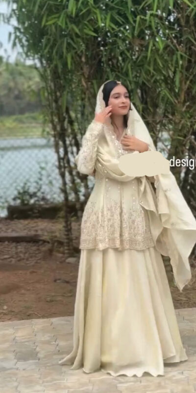 VLM 309 Off White Chinon Silk Salwar Suit with Embroidery Work & Lace Work. Get it for ₹2399. Delivery 4-6 Working Days. Shop now. | Jump Suits, Tops & Bottoms, Track Suits, Salwar suit, Casual Suits, Creative suits, Designer Suits, Palazzo Suits, Party Wear Suits, Patiala Suits, Straight Suits, Trendy Wear