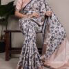 YNF 7055 Off White in Tasar Silk With Viscose Border Lace Work & Lace Border Saree. Exclusive Offer ₹1699. Delivery 4-6 Working Days. Shop now. | Sarees, Bollywood Sarees, Creative Sarees, Designer Sarees, Embroidered Sarees, Ethnic Saree, Modern Digital sarees, Party Wear Sarees