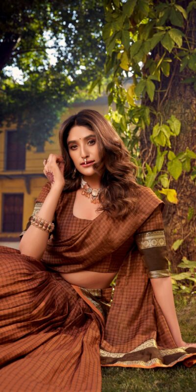 LNB 1900 Orange Color Chettinad Cotton Chex Zari Work Lehenga Choli . Now at just ₹3249. Delivery 4-6 Working Days. Shop now. | Lehenga, Bollywood Lehenga, Creative Lehenga, Designer Lehenga, Embroidered Lehenga, Party Wear Lehenga