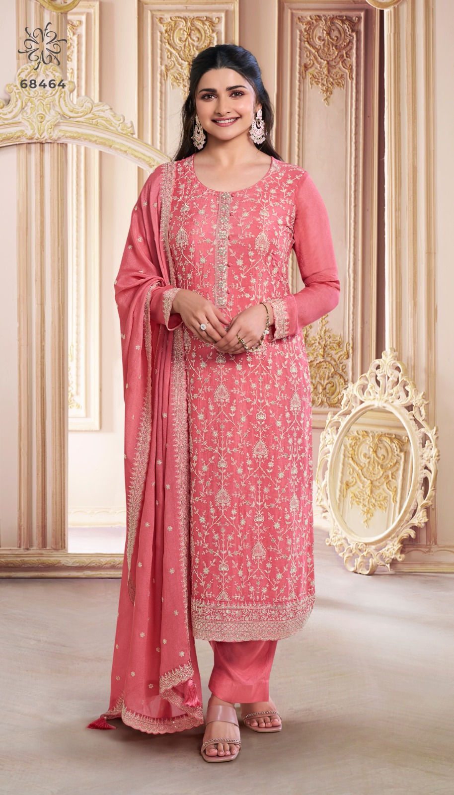 DSV 68461 Peach in Chinon Zari Work & Embroidery Work Salwar Suit . Grab it for ₹2149. Delivery 4-6 Working Days. Shop now. | Jump Suits, Tops & Bottoms, Track Suits, Salwar suit, Casual Suits, Creative suits, Designer Suits, Palazzo Suits, Party Wear Suits, Patiala Suits, Straight Suits, Trendy Wear