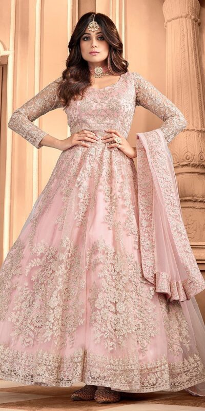 FC 8356 Peach in Color Heavy Net Embroidery Work Salwar Suit . Wedding, Party, Festive, Events, Special Price ₹3199. Delivery 4-6 Working Days. Shop now. | Jump Suits, Tops & Bottoms, Track Suits, Salwar suit, Casual Suits, Creative suits, Designer Suits, Palazzo Suits, Party Wear Suits, Patiala Suits, Straight Suits, Trendy Wear
