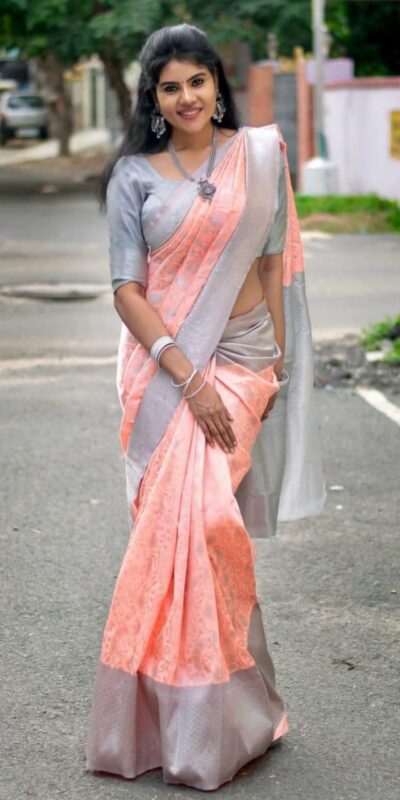 KP 1034 Peach Soft Lichi Silk Saree with Lace Border & Lace Work. Affordable Price ₹1449. Delivery 4-6 Working Days. Shop now. | Sarees, Bollywood Sarees, Creative Sarees, Designer Sarees, Embroidered Sarees, Ethnic Saree, Modern Digital sarees, Party Wear Sarees