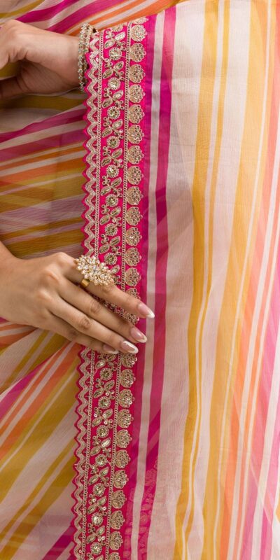 ANX Ritika Pink Chinon Silk Saree Perfect for Wedding, Party, Sangeet, Reception, Onam – . Special Price ₹1899. Delivery 4-6 Working Days. Shop now. | Sarees, Bollywood Sarees, Creative Sarees, Designer Sarees, Embroidered Sarees, Ethnic Saree, Modern Digital sarees, Party Wear Sarees