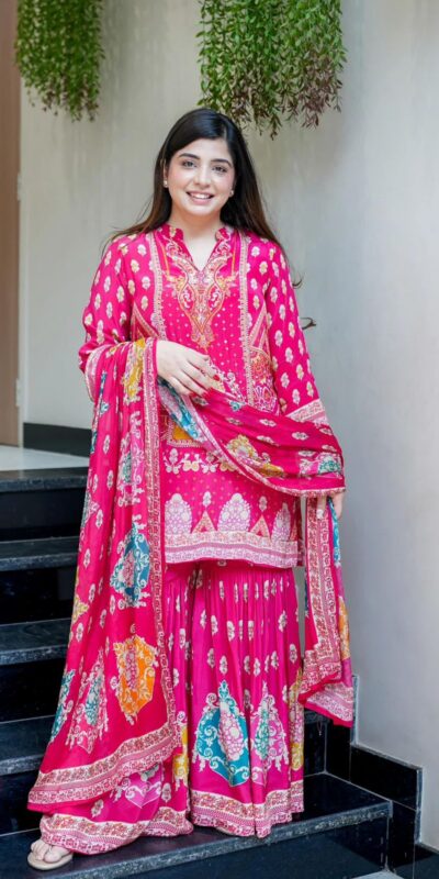 BE 427 Pink French Crape Salwar Suit Perfect for Wedding, Party, Temple Visit, Sangeet, Holi – . Now at just ₹1899. Delivery 4-6 Working Days. Shop now | Jump Suits, Salwar suit, Casual Suits, Creative suits, Designer Suits, Palazzo Suits, Party Wear Suits, Patiala Suits, Straight Suits