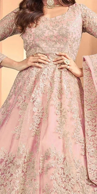 FC 8356 Pink in Color Heavy Net Embroidery Work Salwar Suit . Wedding, Party, Festive, Events, Special Price ₹3199. Delivery 4-6 Working Days. Shop now. | Jump Suits, Tops & Bottoms, Track Suits, Salwar suit, Casual Suits, Creative suits, Designer Suits, Palazzo Suits, Party Wear Suits, Patiala Suits, Straight Suits, Trendy Wear