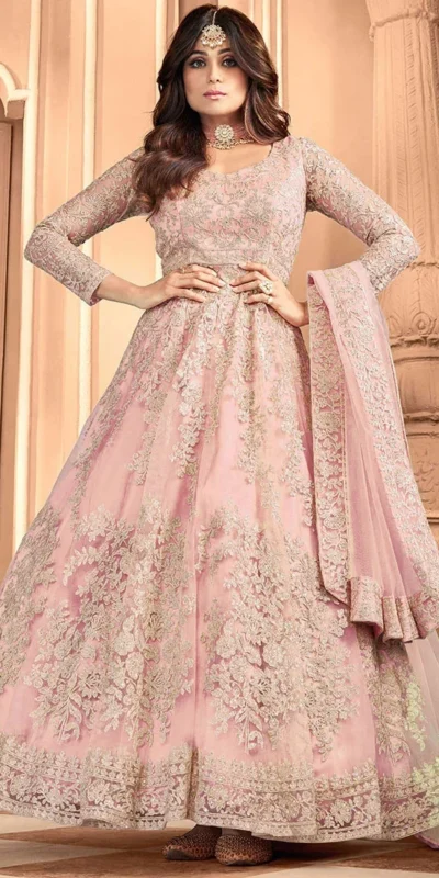 FC 8356 Pink in Color Heavy Net Embroidery Work Salwar Suit . Wedding, Party, Festive, Events, Special Price ₹3199. Delivery 4-6 Working Days. Shop now. | Jump Suits, Salwar suit, Casual Suits, Creative suits, Designer Suits, Palazzo Suits, Party Wear Suits, Patiala Suits, Straight Suits